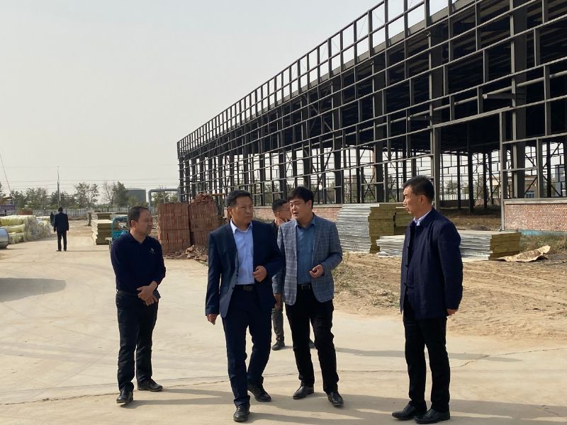市委副書記、市長李玉祥到龍港新材料調(diào)研重點項目建設(shè)情況